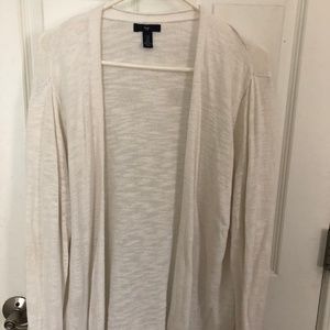 Thin white Gap Cardigan